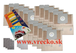 Zelmer Twister 1500.0.F08.S - zvhodnen balenie typ M - papierovch vreciek do vysvaa + 5 ks rznych vn do vysvaov v cene 3,99 ZDARMA (celkovo vreciek 15 ks)