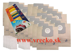 Zelmer 450.0.P05S - zvhodnen balenie typ XL - papierov vreck do vysvaa s dopravou zdarma + 5ks rznych vn do vysvaov v cene 3,99 ZDARMA (25ks)