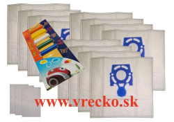 Zelmer ZVC 165 EK. - zvhodnen balenie typ M - textilnch vreciek do vysvaa + 5 ks rznych vn do vysvaov v cene 3,99 ZDARMA (celkovo vreciek 12 ks)