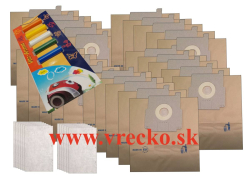 Zelmer Voyager Twix 01Z014 - zvhodnen balenie typ XL - papierov vreck do vysvaa s dopravou zdarma + 5ks rznych vn do vysvaov v cene 3,99 ZDARMA (25ks)