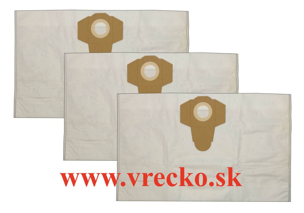 Parkside PWDA 20 Li-C3 profi - zvýhodnené balenie typ A - textilné vrecká do vysávača (3ks)